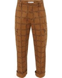 JW Anderson - Cotton Trousers - Lyst
