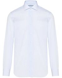 Barba Napoli - Camicia A Righe A Maniche Lunghe - Lyst