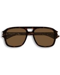 Saint Laurent - Pilot-Frame Sunglasses - Lyst