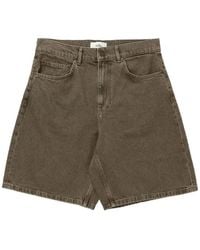 Les Deux - Washed-Denim Shorts - Lyst