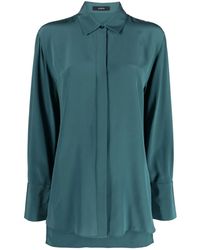 JOSEPH - Crepe De Soie Bold Seidenbluse - Lyst