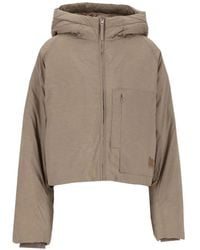 Maison Kitsuné - Cropped Hooded Padded Jacket - Lyst