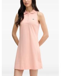 Lacoste - Sleeveless Mini Polo Dress - Lyst
