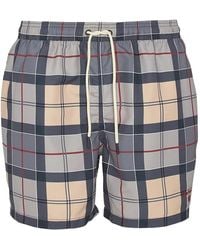 Barbour - Tartan Swim Shorts - Lyst