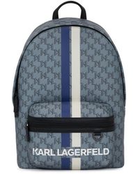 Karl Lagerfeld - Rucksack mit K/Monogram-Print - Lyst