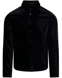 Gucci - Velvet Shirt - Lyst