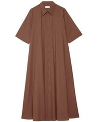 Ottod'Ame - Button Front Shirt Midi Dress - Lyst