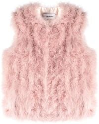 Yves Salomon - Feather-Embellished Gilet - Lyst
