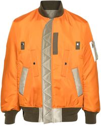 Sacai - サイドベンツ パデッドジャケット - Lyst