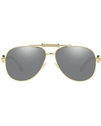 Versace - Ve2236 Pilot-Frame Sunglasses - Lyst