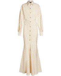 Etro - Vestido de fiesta con motivo en jacquard - Lyst
