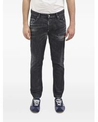 DSquared² - Distressed Faded-Effect Jeans - Lyst