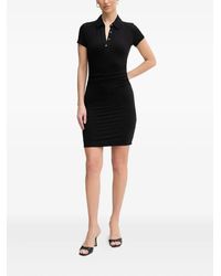 Guess - Robe Mi-Longue À Col Pointu - Lyst