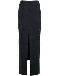 Tom Ford - Button Slit Maxi Skirt - Lyst