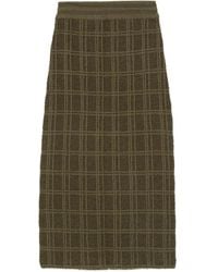 Eric Bompard - Tweed Elasticated-Waistband Midi Skirt - Lyst