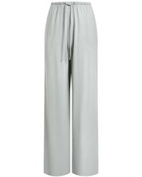 12 STOREEZ - Drawstring Silk Trousers - Lyst