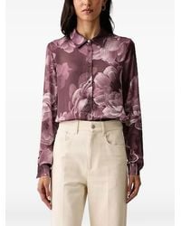 Guess - Floral-Print Long-Sleeve Shirt - Lyst