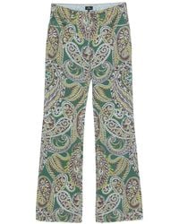 Etro - Long Flared Jeans - Lyst