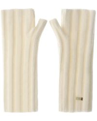 Herno - Ribbed Cashmere Gloves - Lyst