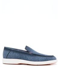 Santoni - Loafer im Jeans-Look - Lyst