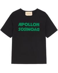 Valentino Garavani - Cotton T-Shirt With Apollon/Dyonisos Print - Lyst