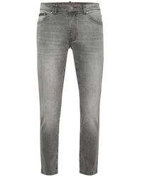 Philipp Plein - Jeans Con Logo Greatness Ricamato - Lyst