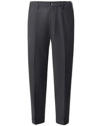 Michael Coal - Pleated-Detail Turn-Up Trousers - Lyst