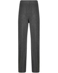 Victoria Beckham - Alina Knitted Track Pants - Lyst