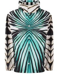 Roberto Cavalli - Jacke Mit Ray Of Sea-Print - Lyst