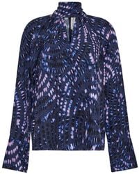 Cara Cara - Sundance Pussy-Bow Printed Blouse - Lyst