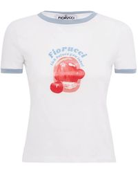 Fiorucci - Graphic-Print Ringer T-Shirt - Lyst