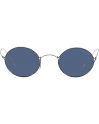 Giorgio Armani - Round-Frame Sunglasses - Lyst
