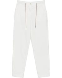 Eleventy - Drawstring-Waist Corduroy Trousers - Lyst