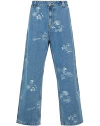 Carhartt - Jeans Met Toelopende Pijpen - Lyst