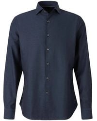 Canali - Cotton Plaid Shirt - Lyst