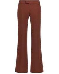 Roberto Cavalli - Flared Wool Trousers - Lyst