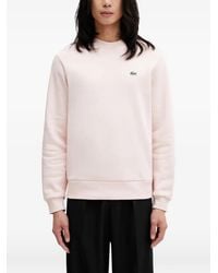 Lacoste - Logo-Patch Crew-Neck Sweatshirt - Lyst