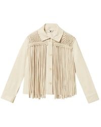 Twinset - Fringed Jacket - Lyst