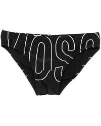 Moschino - Logo-Print Swim Trunks - Lyst