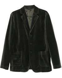 Aspesi - Buttoned Patch-Pocket Blazer - Lyst