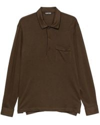 Tom Ford - Long-Sleeve Piqué Polo Shirt - Lyst