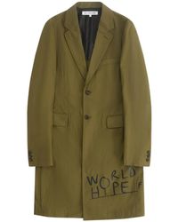 Comme des Garçons - X Dan Perjovschi Text-Print Coat - Lyst