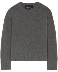 Alanui - Crew-Neck Cashmere-Silk Blend Jumper - Lyst