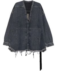 Rick Owens - Giacca Denim - Lyst