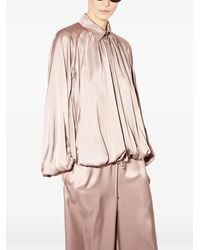 Liviana Conti - Gathered Zip-Up Bomber Jacket - Lyst