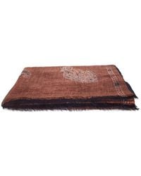 Dell'Oglio - Foulard À Imprimé Cachemire - Lyst