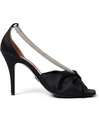 Stella McCartney - Crystal-Embellished Knotted Sandals - Lyst