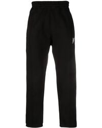 Neil Barrett - Logo-Embroidered Elastic-Waist Track Pants - Lyst