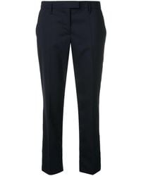 Prada - Cropped Tailored Trousers - Lyst