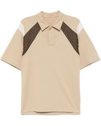 CROQUIS - Panelled Polo Shirt - Lyst